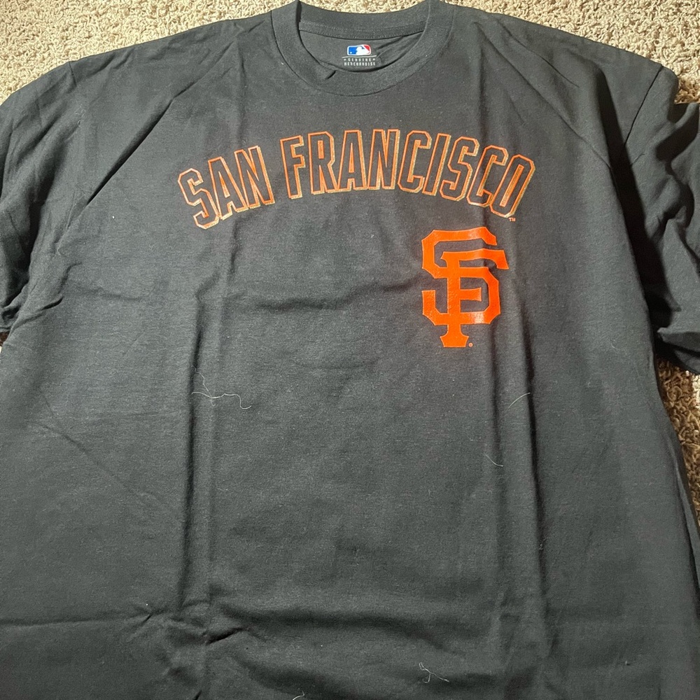 Genuine Merchandise San Francisco Black and Orange Tee